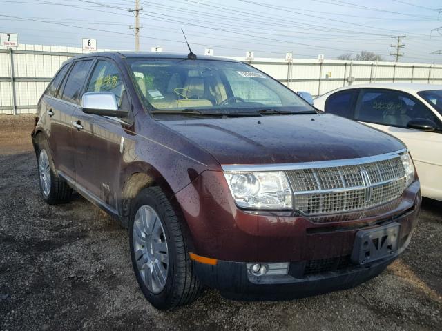 2LMDU88C29BJ04472 - 2009 LINCOLN MKX MAROON photo 1