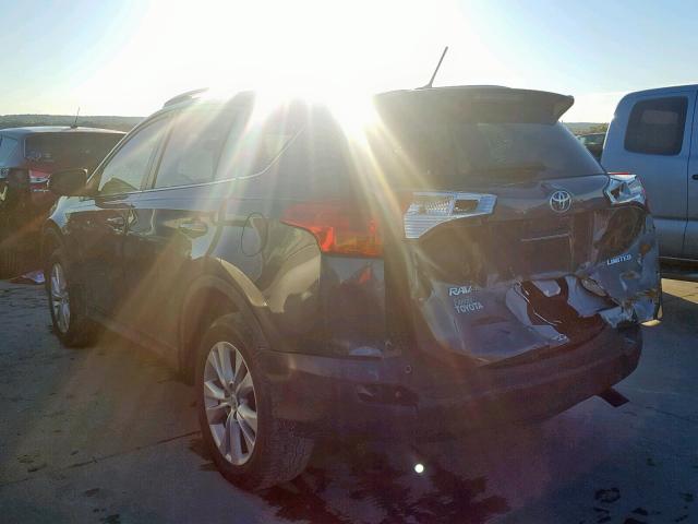 2T3YFREV5FW151592 - 2015 TOYOTA RAV4 LIMIT GRAY photo 3