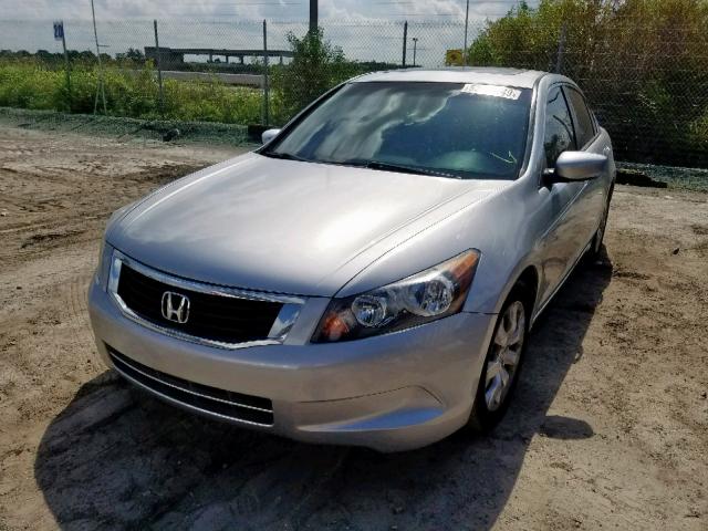 1HGCP26828A140561 - 2008 HONDA ACCORD EXL SILVER photo 2