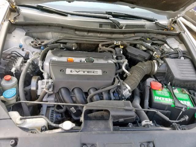 1HGCP26828A140561 - 2008 HONDA ACCORD EXL SILVER photo 7