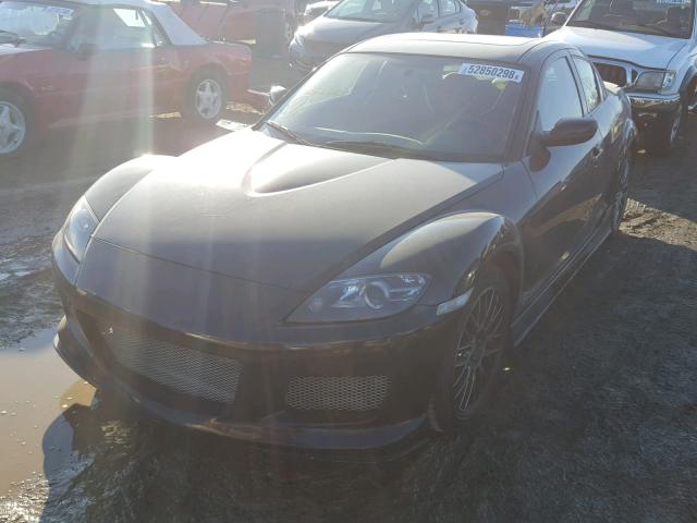 JM1FE173240100608 - 2004 MAZDA RX8 BLACK photo 2