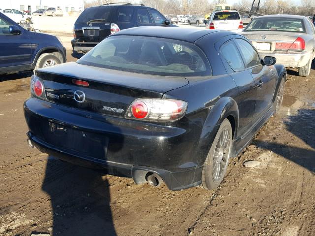 JM1FE173240100608 - 2004 MAZDA RX8 BLACK photo 4