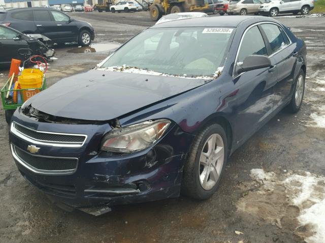 1G1ZG57B094169778 - 2009 CHEVROLET MALIBU LS ლურჯი ფოტო 2