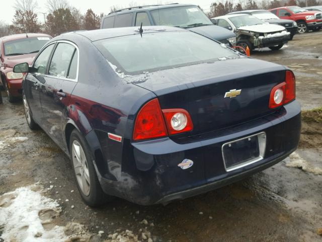 1G1ZG57B094169778 - 2009 CHEVROLET MALIBU LS ლურჯი ფოტო 3