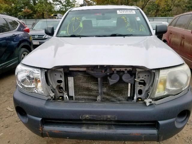 5TEUX42N37Z407768 - 2007 TOYOTA TACOMA ACC SILVER photo 9