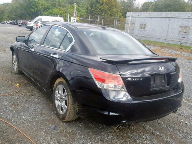 5KBCP36819B501812 - 2009 HONDA ACCORD EXL BLACK photo 3