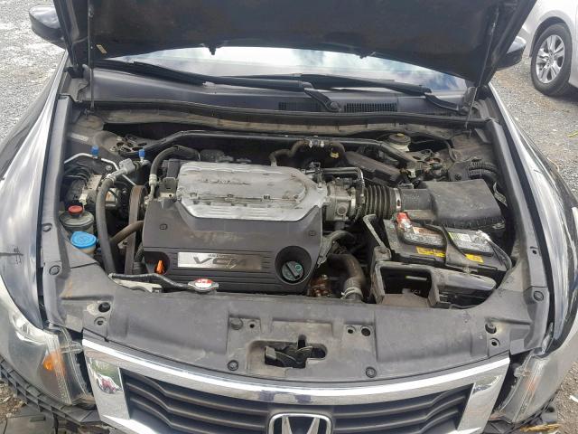 5KBCP36819B501812 - 2009 HONDA ACCORD EXL BLACK photo 7