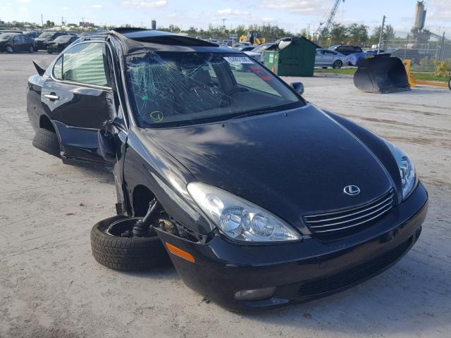 JTHBA30G645022581 - 2004 LEXUS ES 330 BLACK photo 1