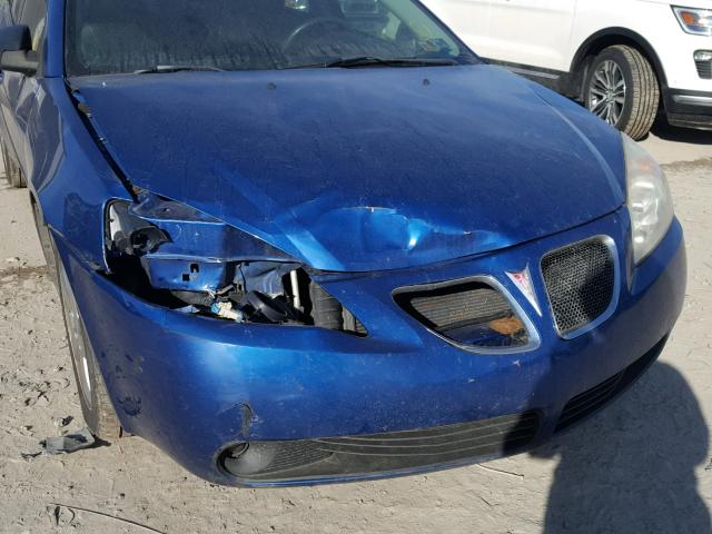 1G2ZH528954169955 - 2005 PONTIAC G6 GT BLUE photo 9