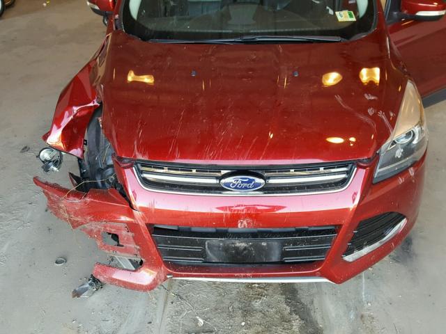 1FMCU0J9XDUD65133 - 2013 FORD ESCAPE TIT RED photo 7