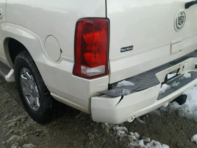 1GYEK63N85R176799 - 2005 CADILLAC ESCALADE L WHITE photo 9