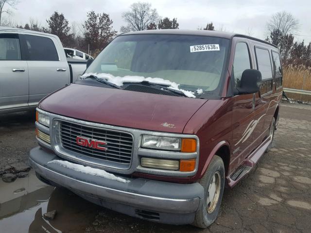 1GDFG15RX11224161 - 2001 GMC SAVANA RV RED photo 2