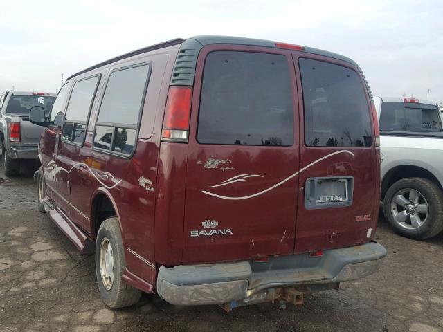 1GDFG15RX11224161 - 2001 GMC SAVANA RV RED photo 3