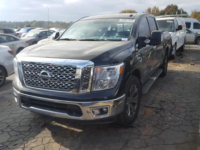 1N6AA1E62HN552552 - 2017 NISSAN TITAN SV BLACK photo 2