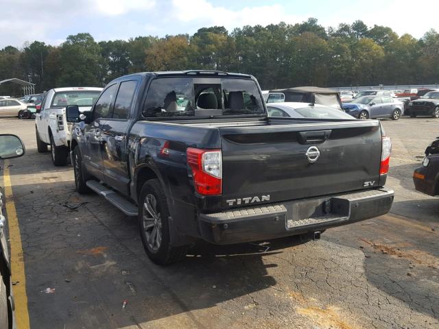 1N6AA1E62HN552552 - 2017 NISSAN TITAN SV BLACK photo 3