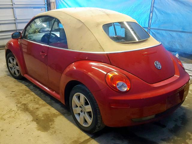 3VWRG31YX7M414528 - 2007 VOLKSWAGEN NEW BEETLE 红色 照片 3