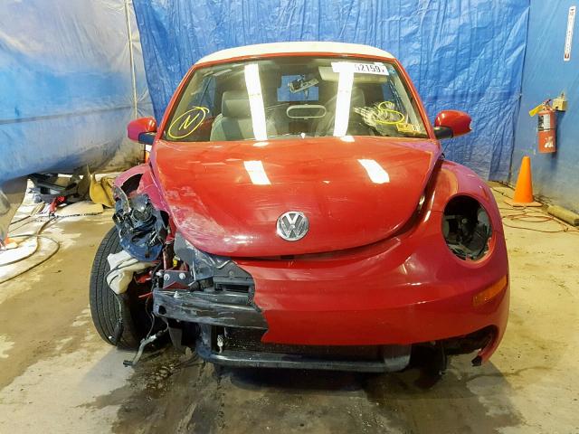 3VWRG31YX7M414528 - 2007 VOLKSWAGEN NEW BEETLE 红色 照片 9