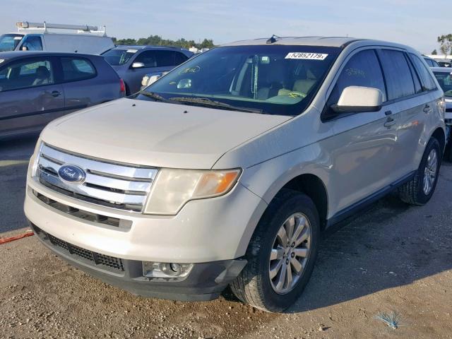 2FMDK38C37BB50667 - 2007 FORD EDGE SEL BEIGE photo 2