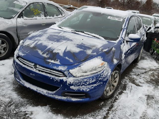 1C3CDFDH4ED868365 - 2014 DODGE DART SE AE BLUE photo 2