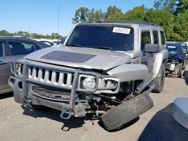 5GTDN13E178103772 - 2007 HUMMER H3 TAN photo 2