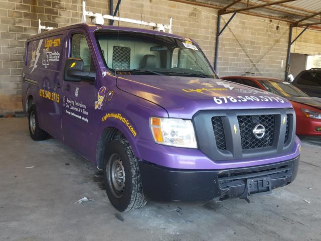 1N6BF0KM4DN100440 - 2013 NISSAN NV 1500 PURPLE photo 1