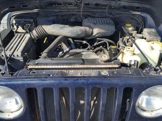 1J4FA29P7YP774326 - 2000 JEEP WRANGLER / BLUE photo 7