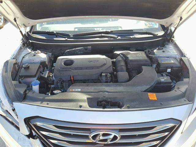 5NPE34AF0FH139287 - 2015 HYUNDAI SONATA SPO SILVER photo 7