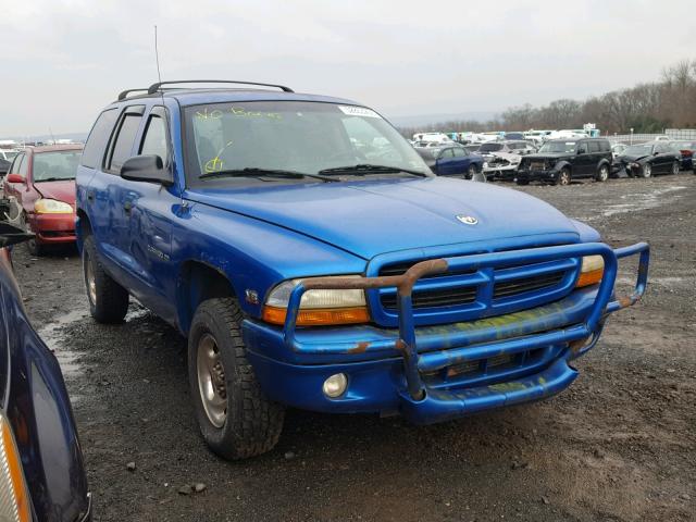 1B4HS28Y4WF147928 - 1998 DODGE DURANGO BLUE photo 1