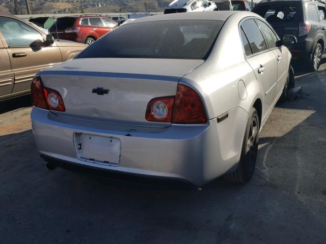 1G1ZC5EB4AF210730 - 2010 CHEVROLET MALIBU 1LT SILVER photo 4