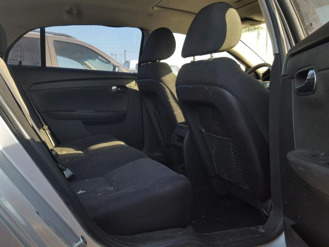 1G1ZC5EB4AF210730 - 2010 CHEVROLET MALIBU 1LT SILVER photo 6