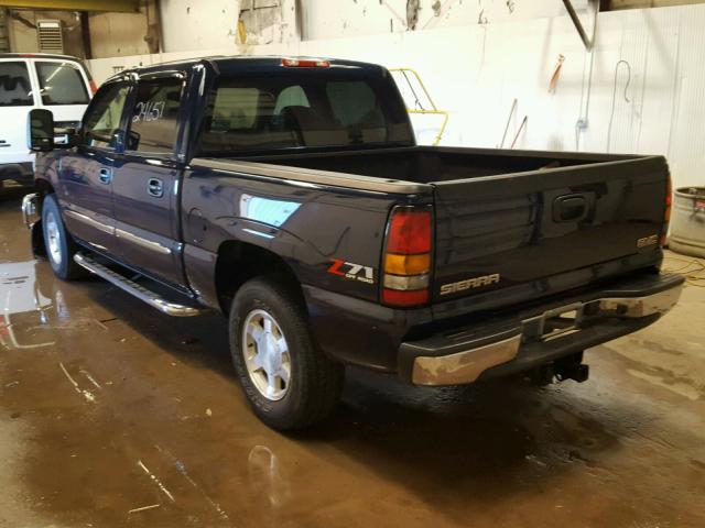 2GTEK13T061176426 - 2006 GMC NEW SIERRA BLUE photo 3