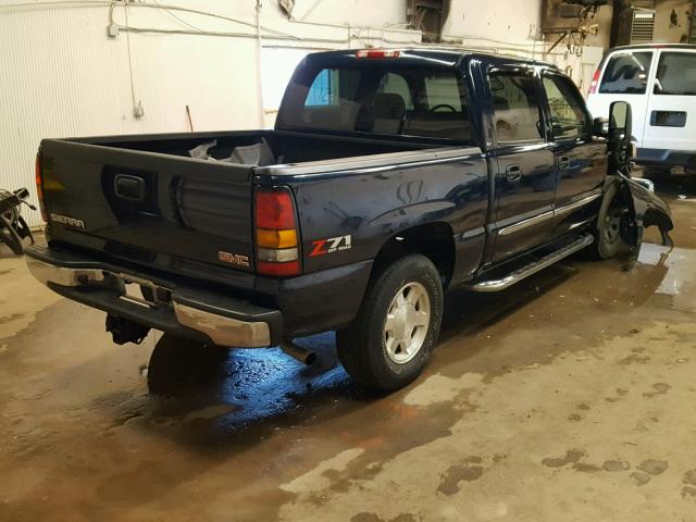 2GTEK13T061176426 - 2006 GMC NEW SIERRA BLUE photo 4