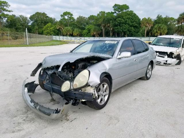 JT8BD68SXX0084360 - 1999 LEXUS GS 300 SILVER photo 2