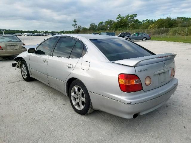 JT8BD68SXX0084360 - 1999 LEXUS GS 300 SILVER photo 3