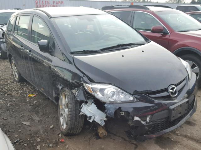 JM1CR2W35A0376873 - 2010 MAZDA 5 BLACK photo 1