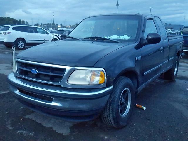 2FTDX17W6VCA95029 - 1997 FORD F150 BLACK photo 2