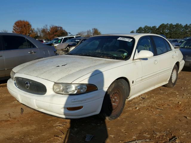 1G4HP54K124170768 - 2002 BUICK LESABRE CU WHITE photo 2