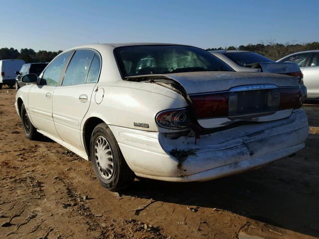 1G4HP54K124170768 - 2002 BUICK LESABRE CU WHITE photo 3