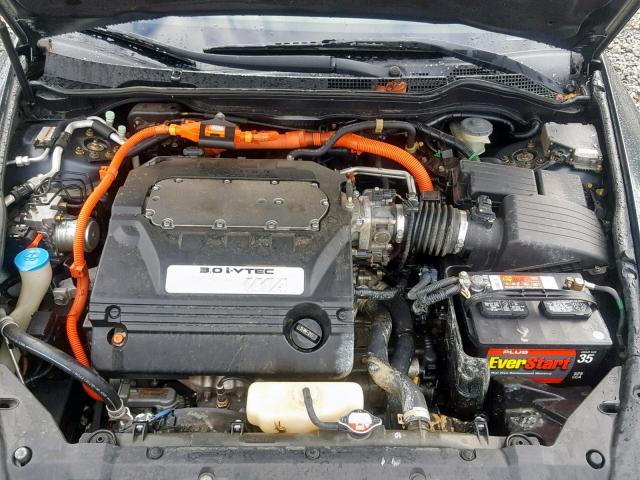 JHMCN36445C003496 - 2005 HONDA ACCORD HYB GRAY photo 7