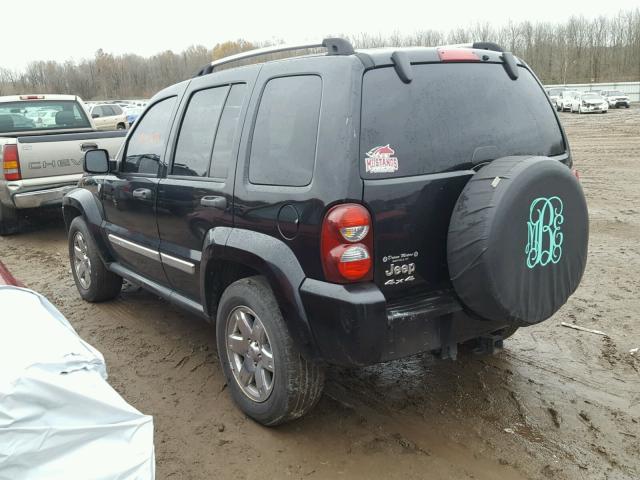 1J4GL58K15W726313 - 2005 JEEP LIBERTY LI BLACK photo 3