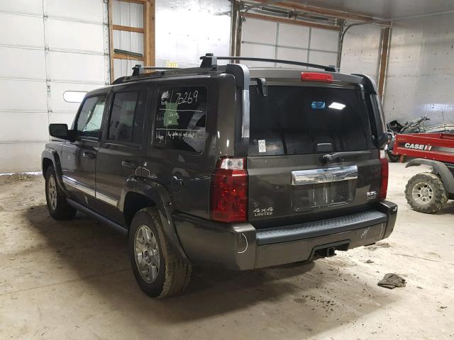 1J8HG58256C338480 - 2006 JEEP COMMANDER GRAY photo 3