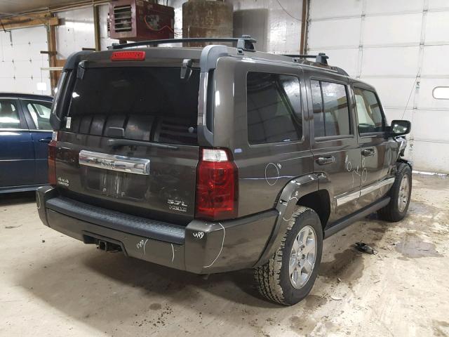 1J8HG58256C338480 - 2006 JEEP COMMANDER GRAY photo 4
