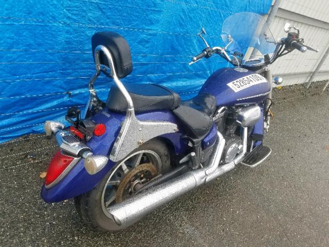 JYAVP24E17A005114 - 2007 YAMAHA XVS1300 A BLUE photo 4