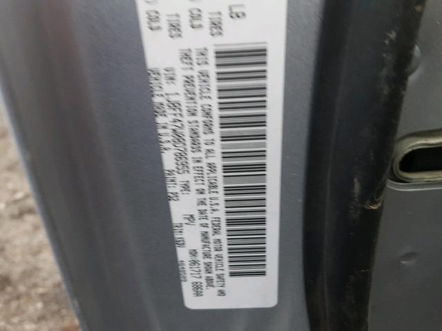 1J8FF47W08D786955 - 2008 JEEP COMPASS SP 银色 照片 10