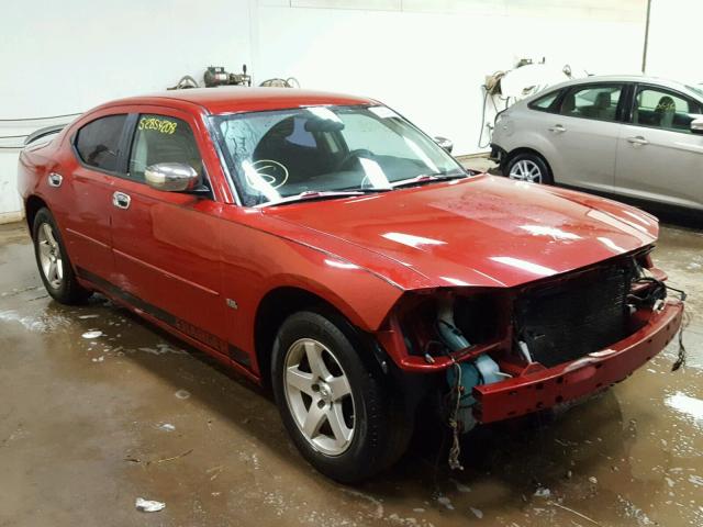 2B3KA33V49H584721 - 2009 DODGE CHARGER SX RED photo 1