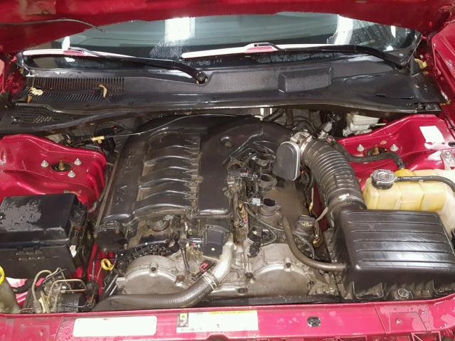 2B3KA33V49H584721 - 2009 DODGE CHARGER SX RED photo 7