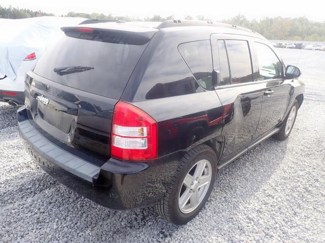 1J8FF47W97D594593 - 2007 JEEP COMPASS BLACK photo 4