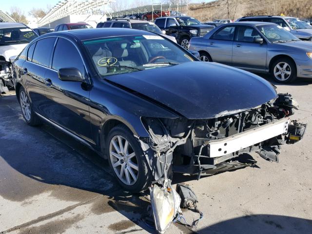 JTHBH96SX65035380 - 2006 LEXUS GS GENERAT BLACK photo 1