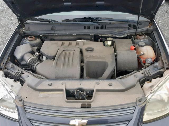 1G1AL58F987229905 - 2008 CHEVROLET COBALT LT CHARCOAL photo 7