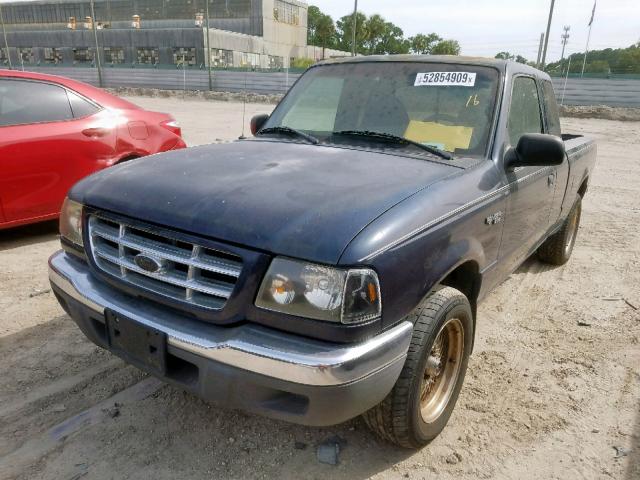 1FTYR44E32PA26835 - 2002 FORD RANGER SUP BLUE photo 2